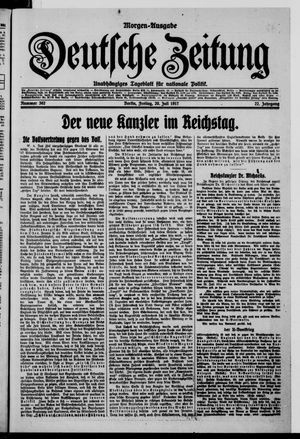 Deutsche Zeitung vom 20.07.1917