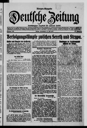 Deutsche Zeitung vom 21.07.1917