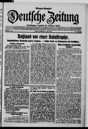 Deutsche Zeitung vom 24.07.1917