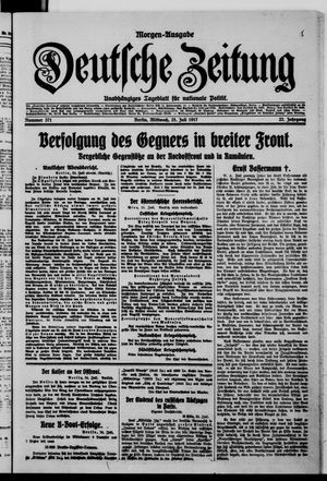 Deutsche Zeitung vom 25.07.1917