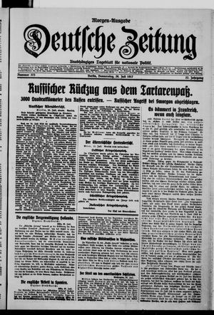 Deutsche Zeitung vom 26.07.1917