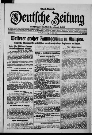 Deutsche Zeitung vom 26.07.1917