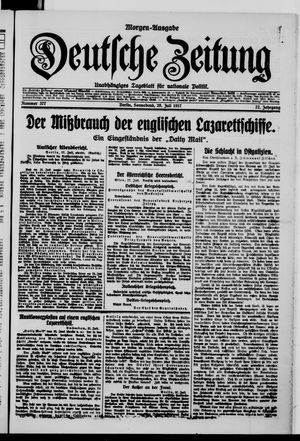Deutsche Zeitung vom 28.07.1917