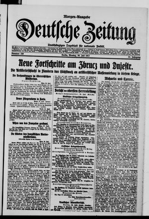 Deutsche Zeitung vom 30.07.1917
