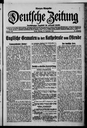 Deutsche Zeitung vom 24.09.1917
