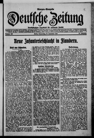 Deutsche Zeitung vom 27.09.1917