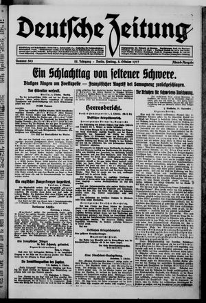 Deutsche Zeitung on Oct 5, 1917