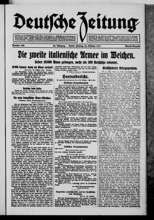 Deutsche Zeitung vom 26.10.1917