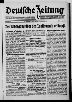 Deutsche Zeitung vom 05.11.1917