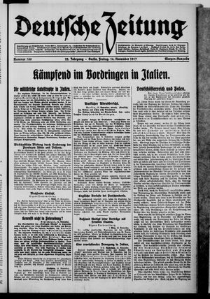Deutsche Zeitung vom 16.11.1917