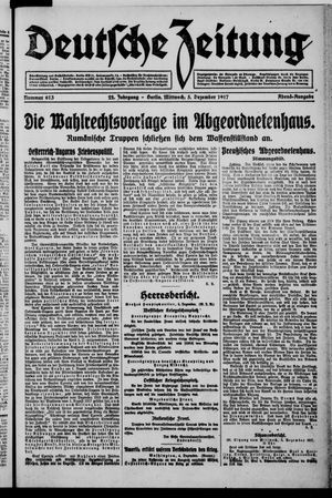 Deutsche Zeitung vom 05.12.1917