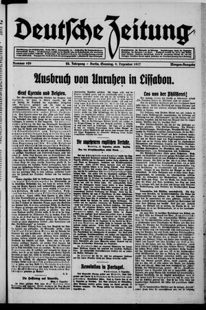 Deutsche Zeitung vom 09.12.1917