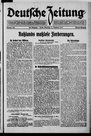 Deutsche Zeitung vom 11.12.1917
