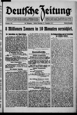 Deutsche Zeitung vom 11.12.1917