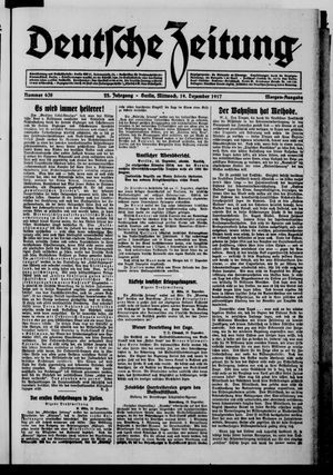 Deutsche Zeitung vom 19.12.1917