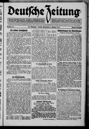 Deutsche Zeitung vom 02.02.1918