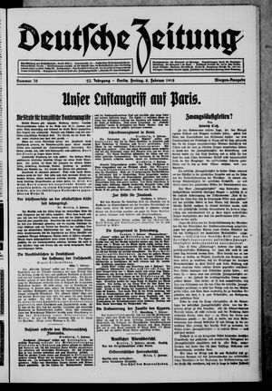 Deutsche Zeitung on Feb 8, 1918