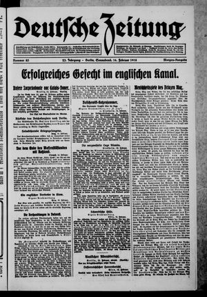 Deutsche Zeitung vom 16.02.1918