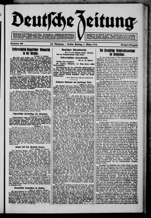 Deutsche Zeitung vom 01.03.1918
