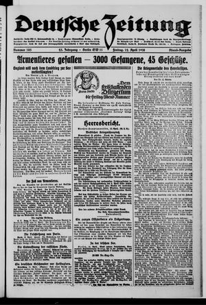 Deutsche Zeitung vom 12.04.1918
