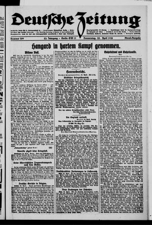 Deutsche Zeitung vom 25.04.1918