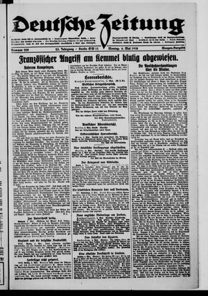 Deutsche Zeitung on May 6, 1918