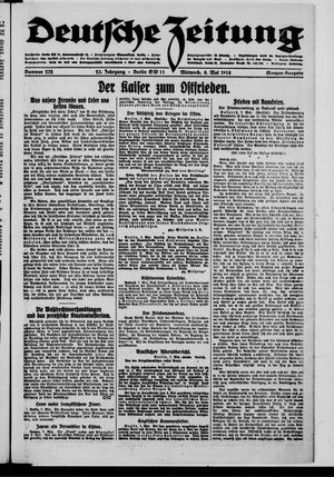 Deutsche Zeitung vom 08.05.1918