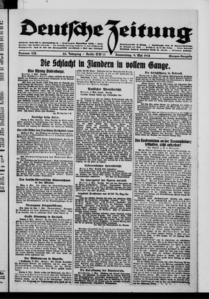 Deutsche Zeitung vom 09.05.1918