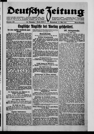Deutsche Zeitung on May 11, 1918
