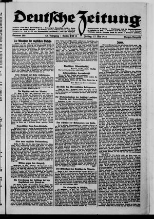 Deutsche Zeitung vom 17.05.1918