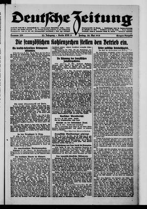 Deutsche Zeitung vom 24.05.1918