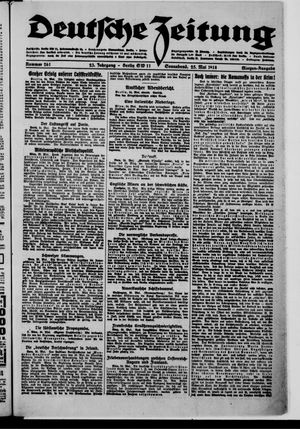 Deutsche Zeitung on May 25, 1918
