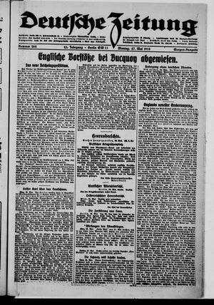 Deutsche Zeitung vom 27.05.1918