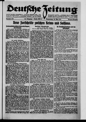 Deutsche Zeitung vom 30.05.1918
