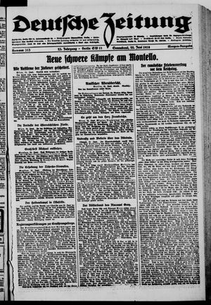 Deutsche Zeitung vom 22.06.1918