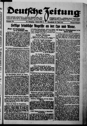 Deutsche Zeitung vom 29.06.1918