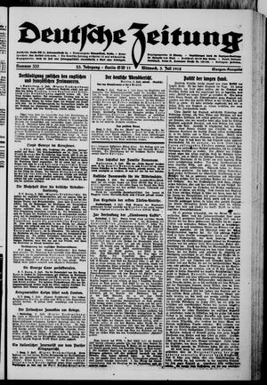 Deutsche Zeitung vom 03.07.1918
