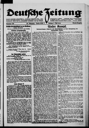 Deutsche Zeitung on Jul 5, 1918