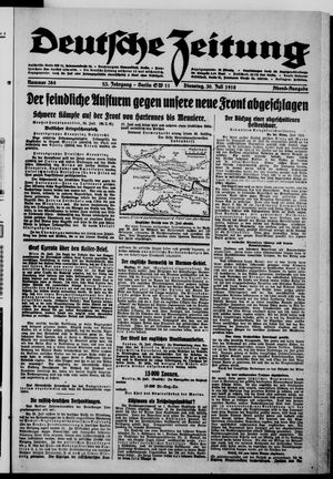 Deutsche Zeitung vom 30.07.1918