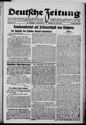 Deutsche Zeitung vom 31.07.1918