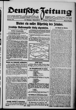 Deutsche Zeitung vom 02.08.1918