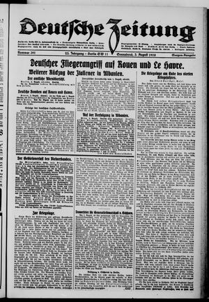 Deutsche Zeitung vom 03.08.1918