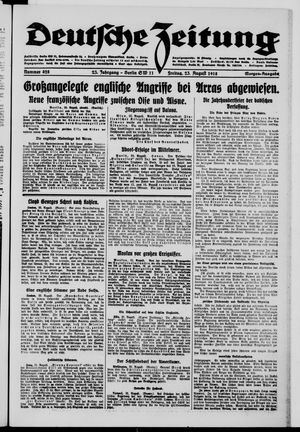 Deutsche Zeitung vom 23.08.1918