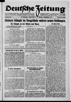 Deutsche Zeitung vom 06.09.1918