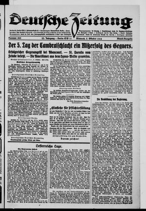 Deutsche Zeitung vom 02.10.1918