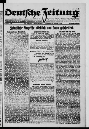 Deutsche Zeitung vom 20.10.1918