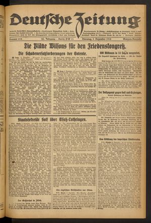 Deutsche Zeitung vom 03.12.1918