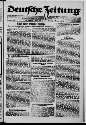 Deutsche Zeitung vom 03.12.1918