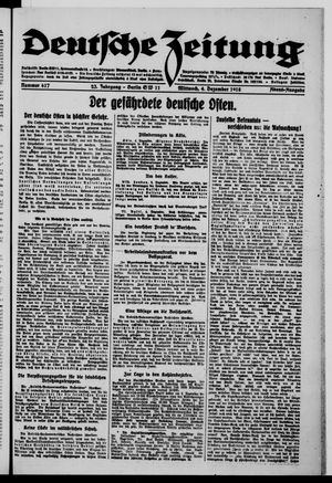 Deutsche Zeitung vom 04.12.1918