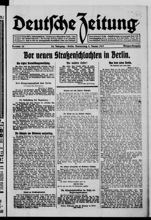 Deutsche Zeitung vom 09.01.1919